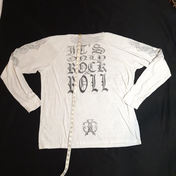 Vintage Rare AMAL GUESSOUS A&G Long Sleeve T Shirt Size 2XL/ XL Rock and Roll - Picture 3 of 13